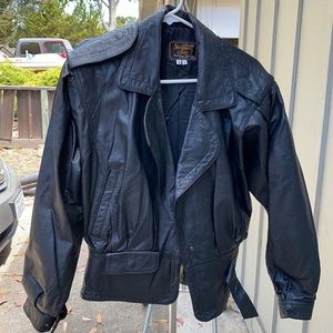 Vintage leather jacket!